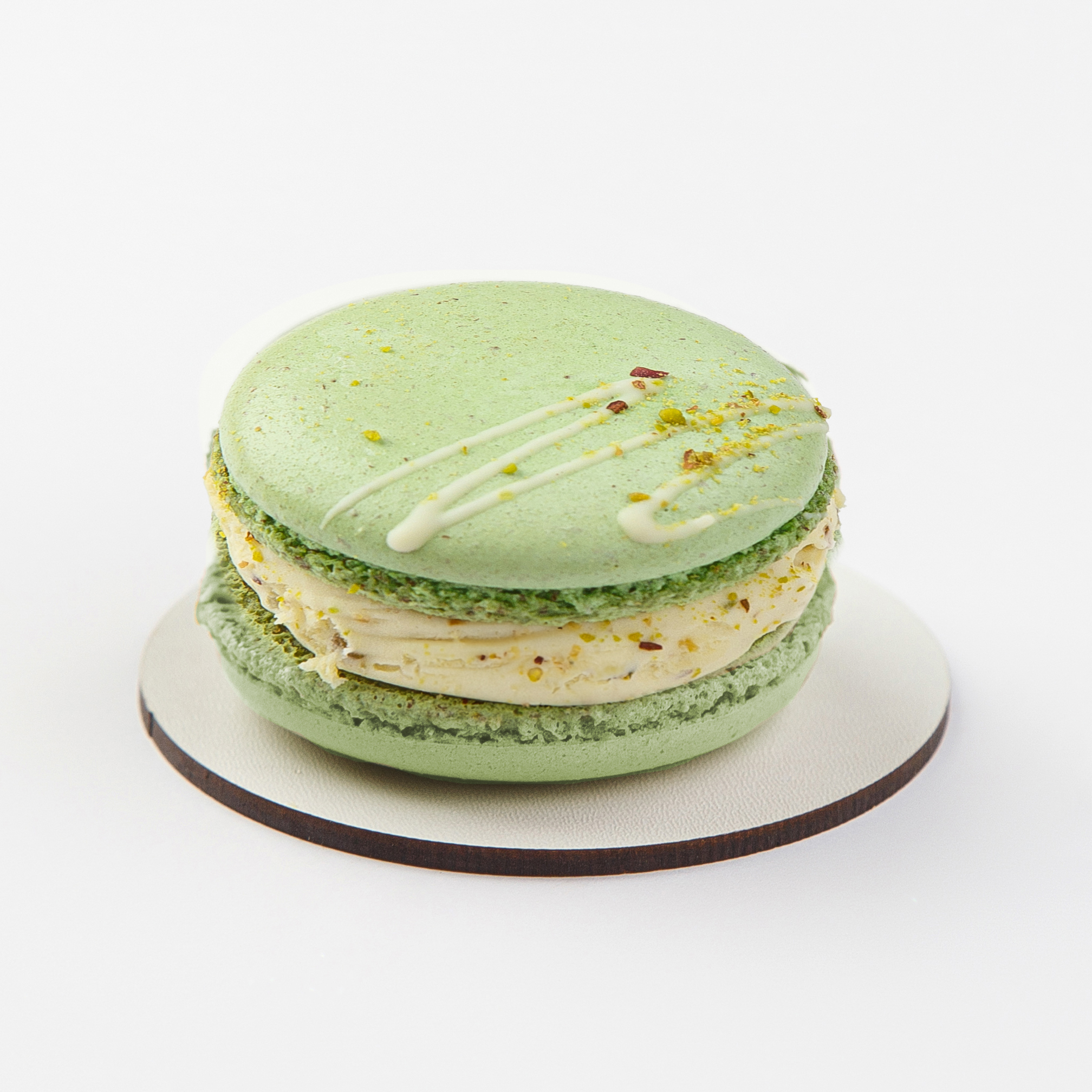 Десерт "Macarons – фисташковый с малиной" BIG
